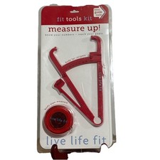 Fitlosophy Body Fat Caliper Tape Measure Bonus Fit Guide Diet Exercise NEW