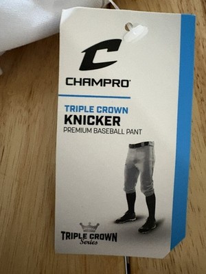 Champro Youth XL Knicker Baseball Pants Color White brand New