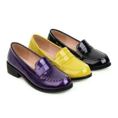 Women's Round Toe Work OL Pumps Loafer Outdoor College Oxfords Casual Shoes 2026