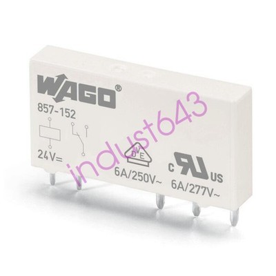 5pcs WAGO 857-152 Basic Relay 1 Changeover Contact 6 A New