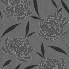 Image of superfresco nadine black wallpaper