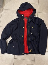 Size Small Women's Lauren Ralph Lauren Jacket Lined Hooded Ripstop Nautical Coat