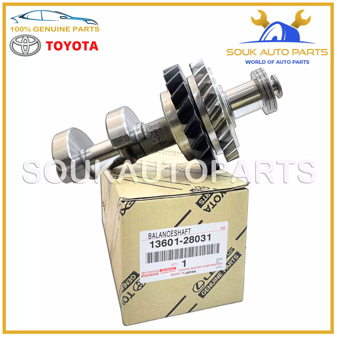 13601-28031 Genuine Toyota BALANCE SHAFT, NO.1 1360128031 OEM