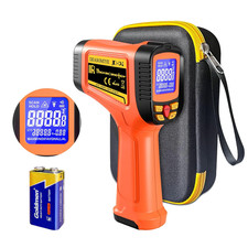 Digital Infrared Thermometer Gun -58 F to 2732 F with Laser and MAX/MIN/AVG
