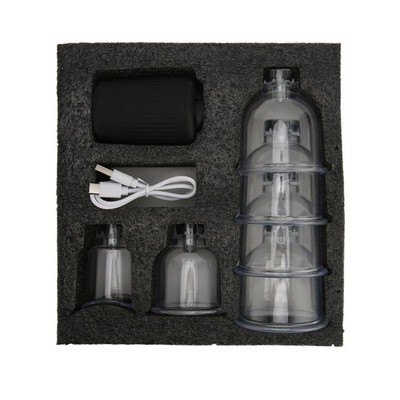 Intelligent Vacuum Cupping Machine 6 Cups Heating Body Dredging Electric Cup SET