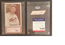 Jessie Haines auto with picture. HOF PSA/DNA