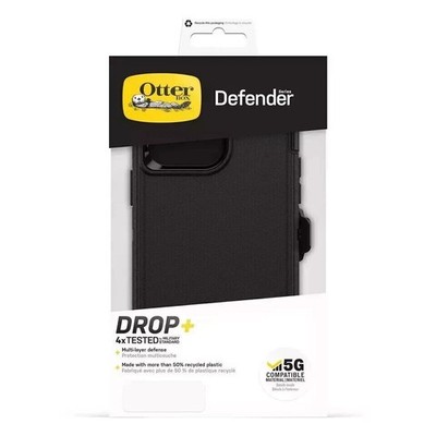 Otterbox Case Defender Black iPhone 11/12/13/14/15/16 Pro Max W/Box OEM New~BE