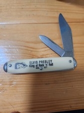 VINTAGE NOVELTY KNIFE CO MADE IN USA "THE KING" ELVIS PRESLEY 1935-1977 (14091