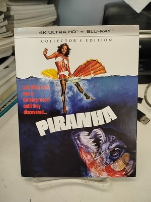 #ad Piranha Collector#x27;s Edition Ultra HD 1978 With Slipcover $29.95