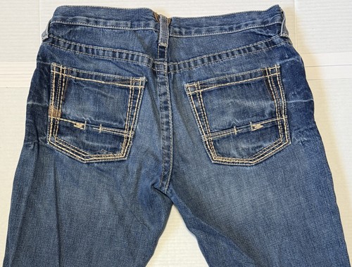 ARIAT M5 - Men's Straight Leg Slim Fit Western Denim Blue Jeans - Size 32x30