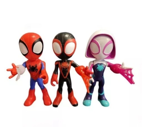 Spidey TODDLER BED Or Crib FLAT/Fitted SHEET Pillowcase BLANKET 3 Action Figures - Picture 19 of 24