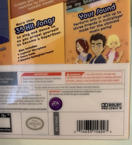 Boogie Superstar Nintendo Wii Game And Microphone Bundle Box Sealed New - Picture 6 of 12