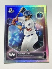 2022 Bowman Platinum Baseball Precious Elements - Wilman Diaz - Dodgers