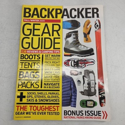 Backpacker Magazine Fall Winter 2009 Gear Guide Reviews Camping Tips Hiking