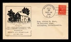 Dr Jim Stamps Granite City Stamp Club 1938 John Quincy Adams First Day Cover