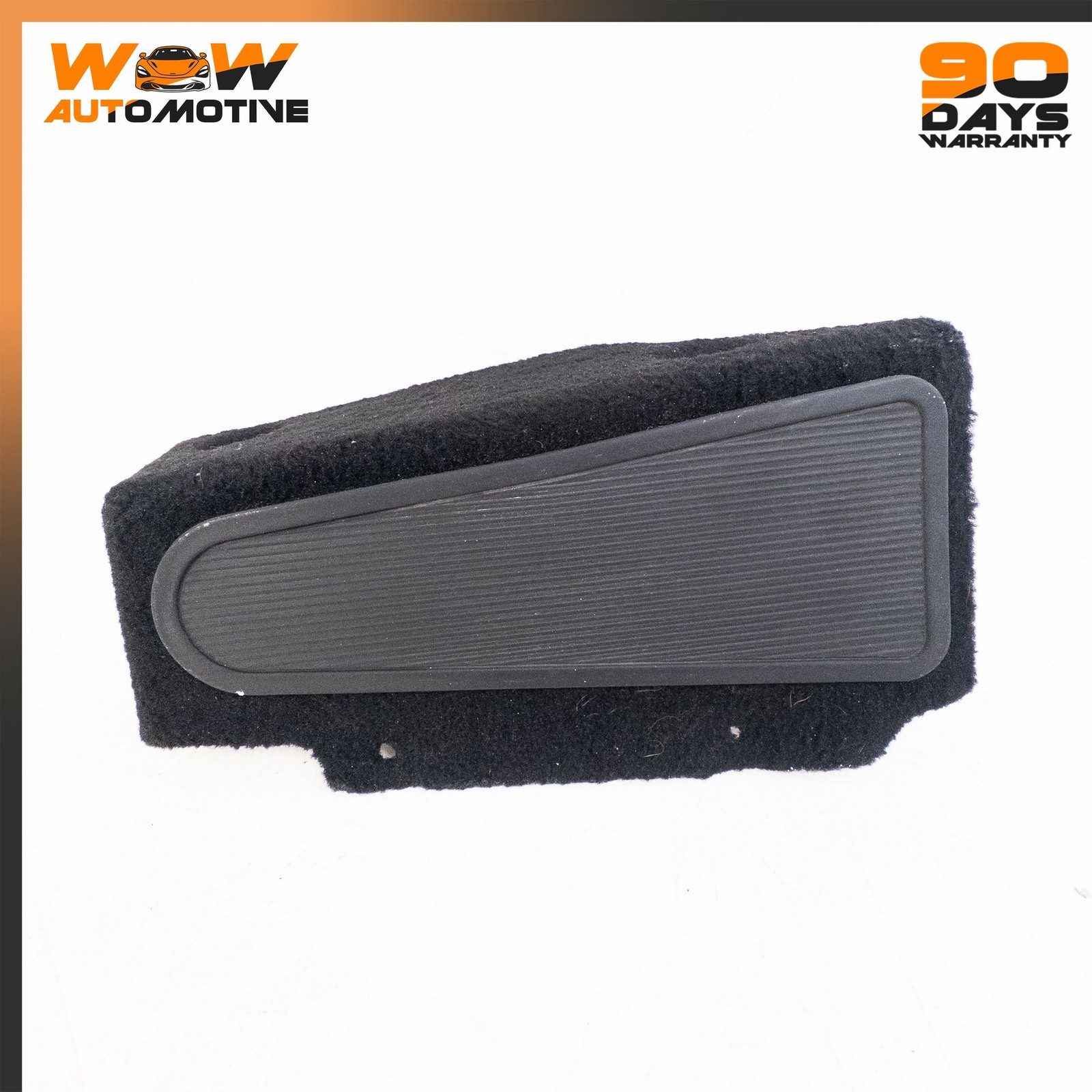 03-19 MASERATI GRANTURISMO FRONT LEFT DRIVER SIDE FOOT REST COVER BLACK OEM