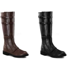 Pleaser Funtasma Zipper Super Hero Strappy Knee High Boots Adult Men Walker130