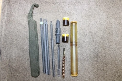 US Military Issue WW2 03 03A1-A4 M1 GARAND M1917 30-06 Rifle Cleaning Kit Set BE