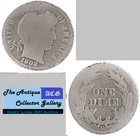 1902 O⌛US New Orleans Mint Silver Barber Dime🪙Antique🪙