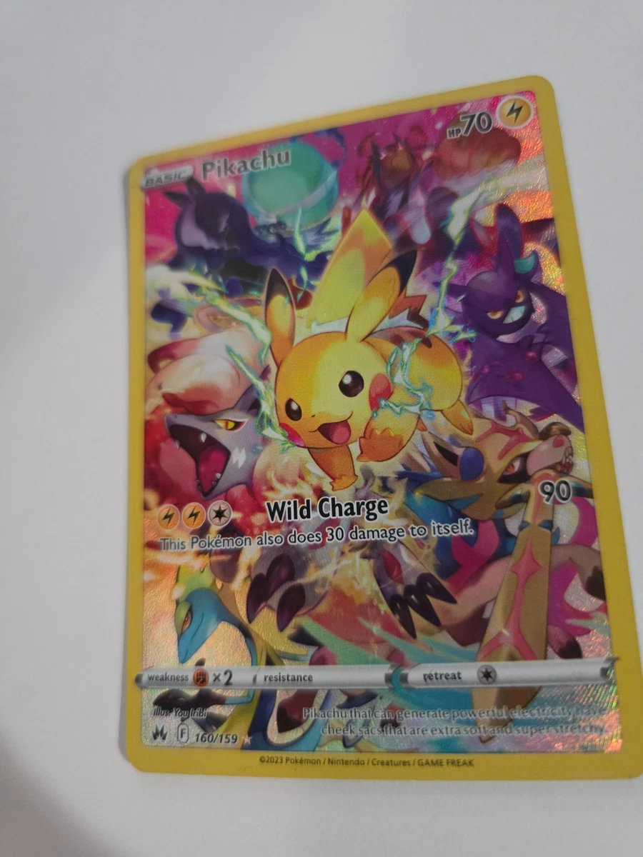 Pikachu 160/159 Crown Zenith for sale | eBay