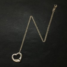 EGA TIFFANY&CO. Srebro 925 Elsa Peretti wisiorek otwarte serce naszyjnik/3CD0476