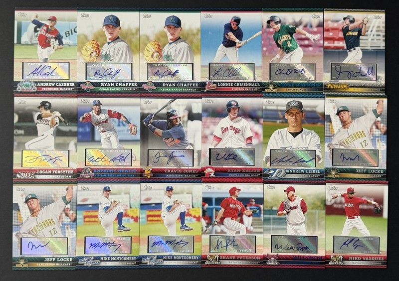 2010 Topps Pro Debut Baseball Autograph Card LOT x18