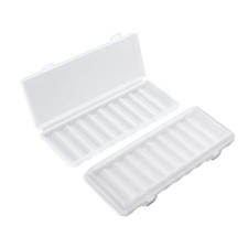 AA Battery Storage Case  Portable Transparent Plastic Battery Case Holds 10 AA