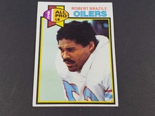 1979 TOPPS FOOTBALL #192 ROBERT BRAZILE HIGH GRADE NR MINT + BEAUTIFUL