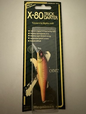 New Megabass X-80 Trick Darter Jerk bait Aka Tora