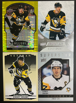 Sidney Crosby Upper Deck 2008-25 Parallels, Inserts, Base - you pick