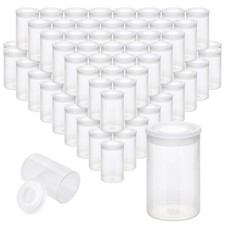 Film Canisters with Caps 35 mm Plastic Empty Camera Reel Storage Containers