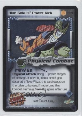2000 Score Dragon Ball Z CCG Assorted Promotional Blue Goku's Power Kick #TF19