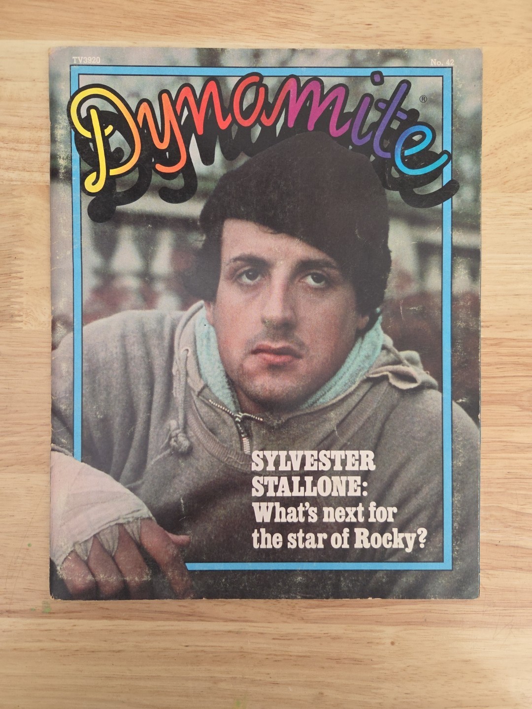 Vintage Dynamite Magazine No. 42 Sylvester Stallone Rocky Era Very Good