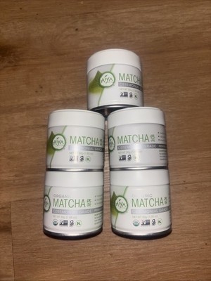5 Pc AIYA Organic Ceremonial Grade Matcha 30 G Jars All Brand Sealed ￼