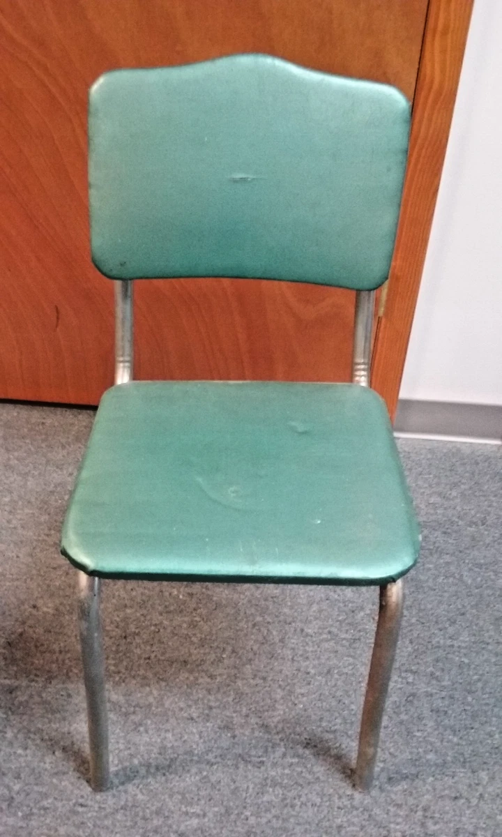Vinyl Original Post - 1950 Time Period Manufactured Dining Chair