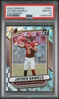 2024 PANINI DONRUSS THE ROOKIES #TR37 JAYDEN DANIELS ROOKIE RC PSA 10