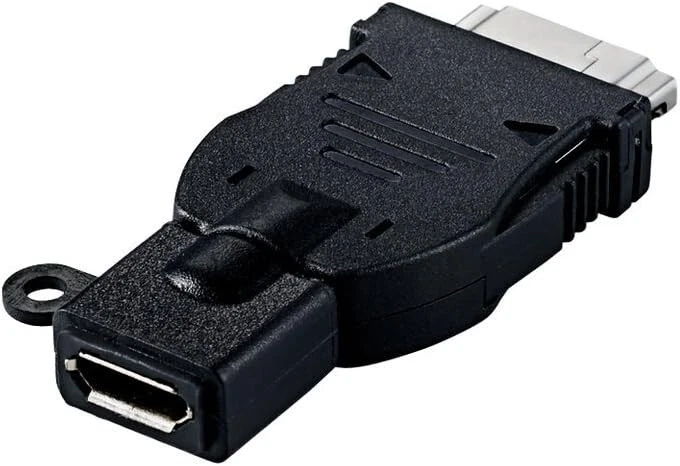Adaptador USB para teléfono móvil Elecom DOCOMO MicroB FOMA SoftBank convertir MPA-MBFSADBK Foto 4 de 4