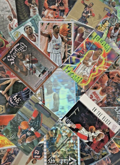 NBA Single Trading Cards Hakeem Olajuwon Houston Rockets
