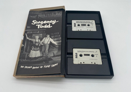 Sweeney Todd The Demon Barber of Fleet Street 1979 Cast Recording Cassettes - Picture 2 of 8