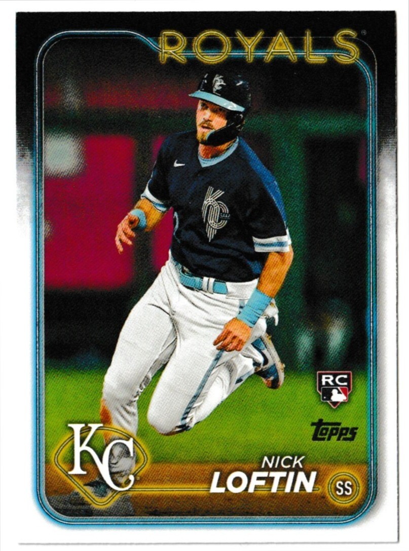 2024 Topps Baseball Series 2 #506 Nick Loftin RC - Kansas City Royals