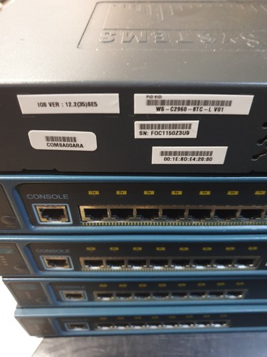 Cisco catalyst 2960 series Switch/WS-C2960-8TC-L avec alim - Bild 2 von 3