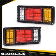 2 40 Led Tail Turn Signal Brake Reverse Running Lights Truck Trailer Rv Camper