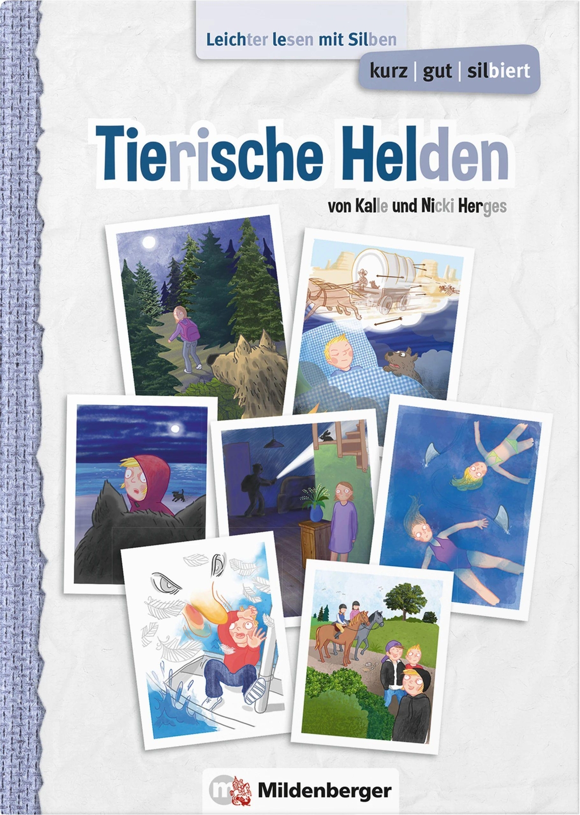 Thumbnail - Kurz/gut/silbiert - Band 1: Tierische Helden | Kalle Herges (u. A.) |