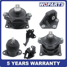 6PCS Engine Motor And Trans Mount Set Fit For 2003-2007 Honda Accord 2.4L Auto
