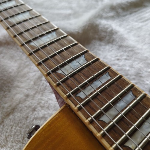 LP E-Gitarre, Lemon Maple Top Tune-O-Matic Brücke - Bild 2 von 5