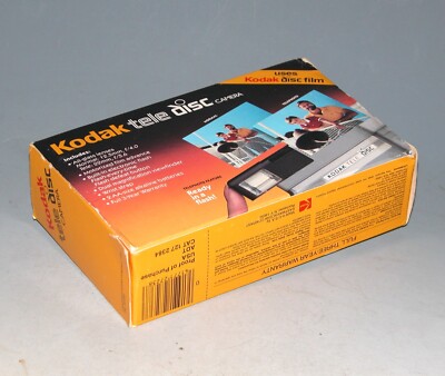 Vintage Kodak Tele Disc Camera New In Box Old Stock (1985)