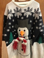Ladies Christmas Jumper  Size M  Brand Cedar Wood State Used