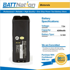 7.4V 4200mAh Li-Ion Battery Motorola XTS3000 XTS5000 NTN8293 NTN8294 NNTN9862