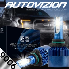 AUTOVIZION LED HID Headlight Conversion kit 9006 6000K for 2002-2007 Saturn Vue