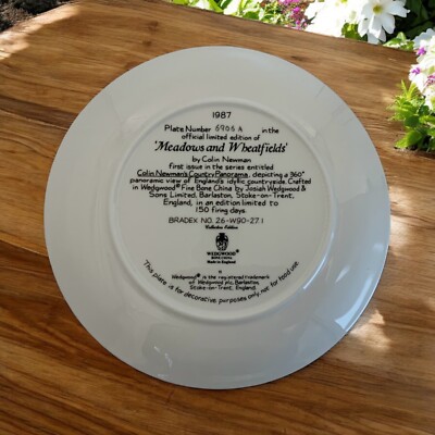 Vintage 1987 Wedgwood Meadows and Wheatfields Limited Edition
